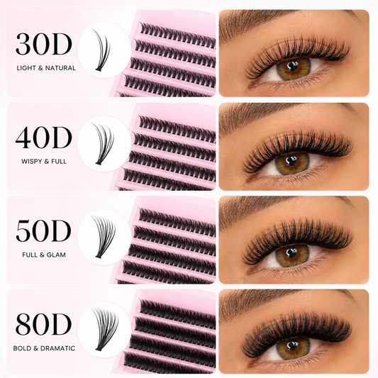 DIY Wispy Lash Extensions