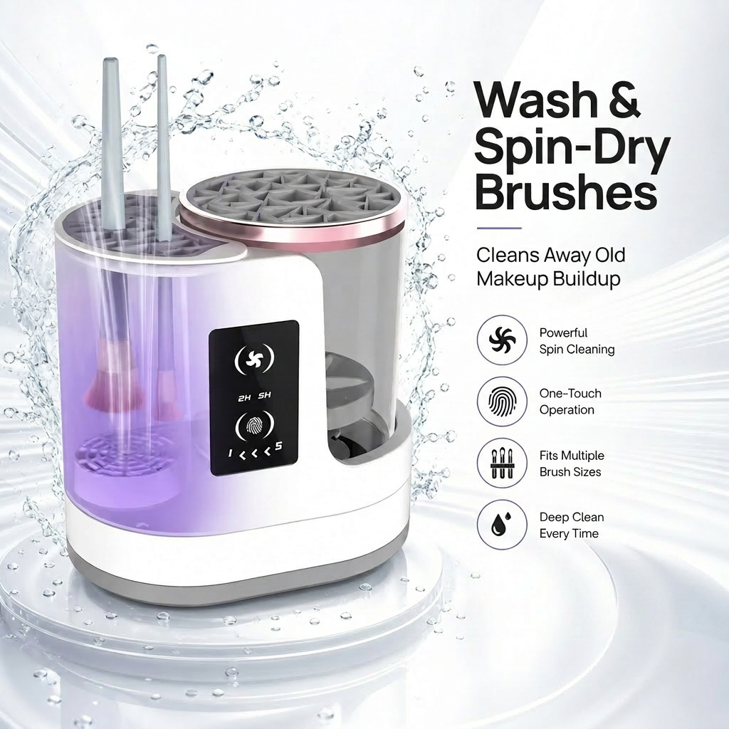Electric Makeup Brush Cleaner