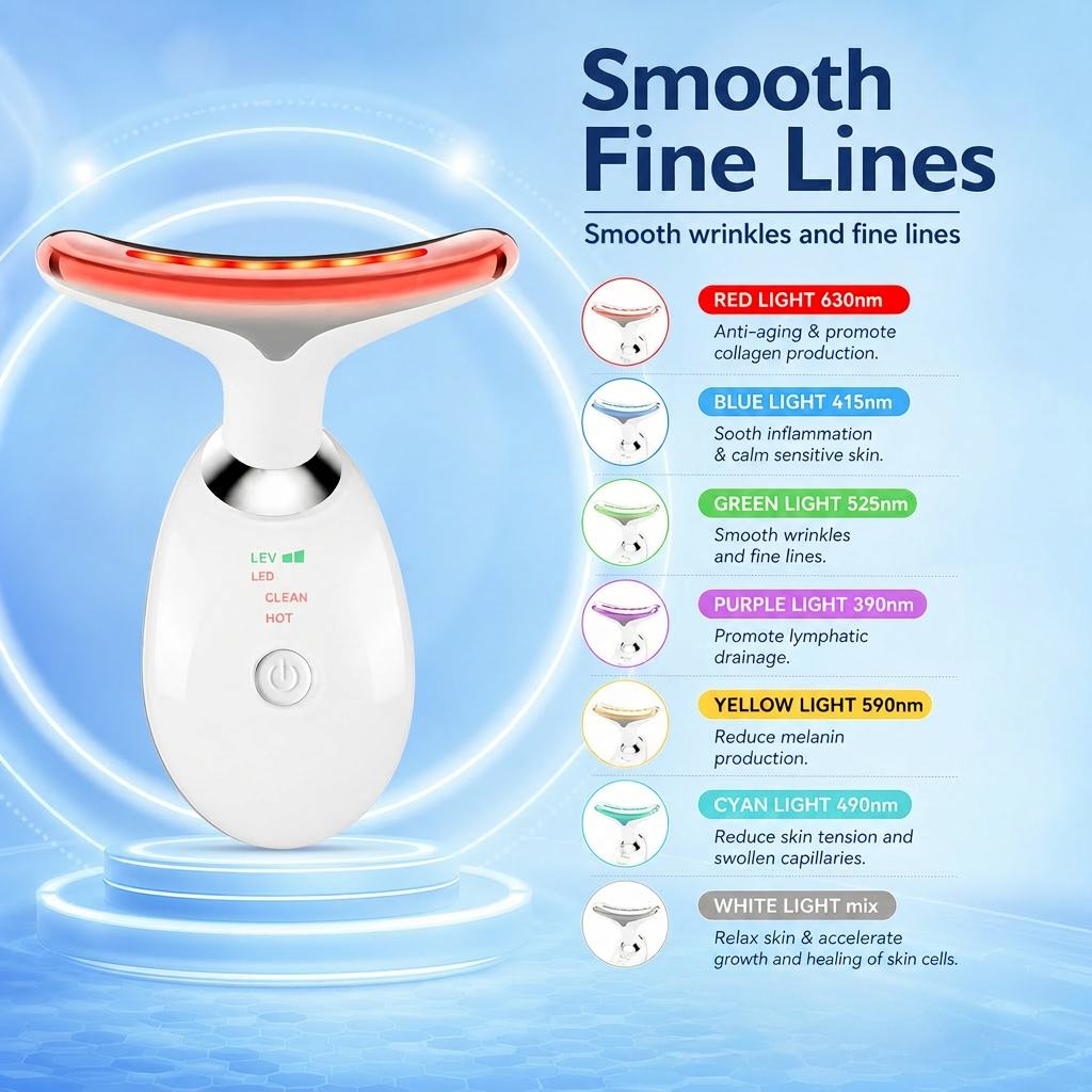 7-in-1 LED Face & Neck Sculptor